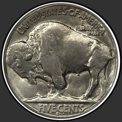 реверс 5¢ (nickel) 1920 "USA - 5 Cents / 1920 - S"