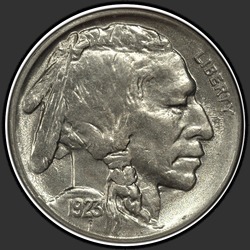 аверс 5¢ (nickel) 1923 "USA - 5 Cents / 1923 - S"