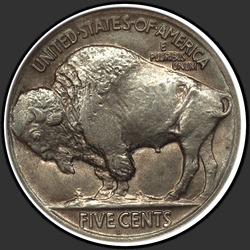 реверс 5¢ (nickel) 1924 "USA - 5 Cents / 1924 - D"