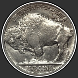 реверс 5¢ (nickel) 1924 "USA - 5 Cents / 1924 - S"