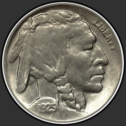 аверс 5¢ (nickel) 1925 "USA - 5 Cents / 1925 - D"