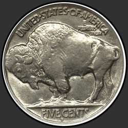 реверс 5¢ (nickel) 1925 "USA - 5 Cents / 1925 - D"