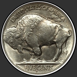 реверс 5¢ (nickel) 1925 "USA - 5 Cents / 1925 - S"