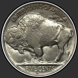 реверс 5¢ (nickel) 1926 "USA - 5 Cents / 1926 - D"