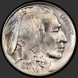 аверс 5¢ (nickel) 1927 "USA - 5 Cents / 1927 - Buffalo Five Cent 1927"