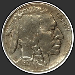аверс 5¢ (nickel) 1927 "USA - 5 Cents / 1927 - D"