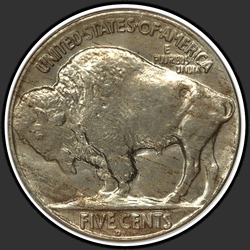 реверс 5¢ (nickel) 1927 "USA - 5 Cents / 1927 - D"