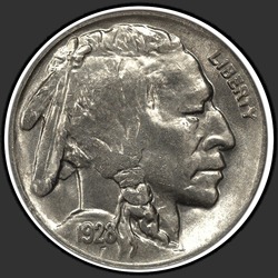аверс 5¢ (nickel) 1928 "USA - 5 Cents / 1928 - D"