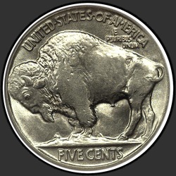 реверс 5¢ (nickel) 1929 "USA - 5 Cents / 1929 - Buffalo Five Cent 1929"