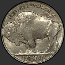 реверс 5¢ (nickel) 1930 "USA - 5 Cents / 1930 - S"
