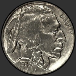 аверс 5¢ (nickel) 1936 "USA - 5 Cents / 1936 - D"