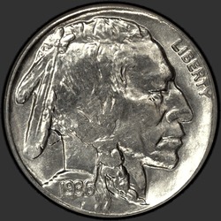 аверс 5¢ (nickel) 1936 "USA - 5 Cents / 1936 - S"