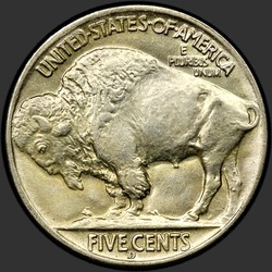 реверс 5¢ (nickel) 1938 "USA - 5 Cents / 1938 - D/D BUFFALO MS"