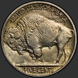 реверс 5¢ (nickel) 1915 "USA - 5 Cents / 1915 - Proof"