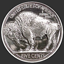 реверс 5¢ (nickel) 1937 "USA - 5 Cents / 1937 - Proof"