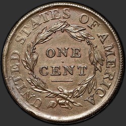 реверс 1¢ (penny) 1809 "USA - 1 Cent / 1809 - Classic Head Cent 1809"