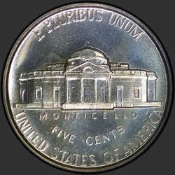 реверс 5¢ (никель) 1942 "США - 5 Cents / 1942 - { "_": "PROOF"}"