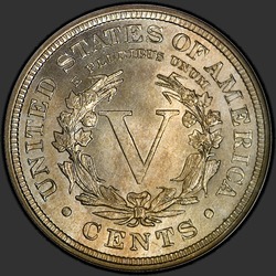 реверс 5¢ (nickel) 1899 "USA - 5 Cents / 1899 - Liberty Head Five Cent 1899"
