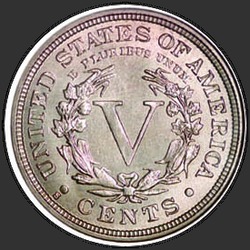 реверс 5¢ (nickel) 1912 "USA - 5 Cents / 1912 - S"