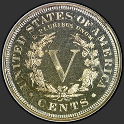 реверс 5¢ (nickel) 1904 "USA - 5 Cents / 1904 - Proof"