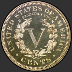 реверс 5¢ (nickel) 1905 "USA - 5 cent / 1905 - Prova"