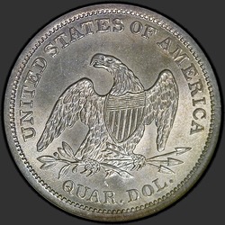 реверс 25¢ (quarter) 1838 "USA - Quarter / 1838 - Seated Liberty Quarter 1838"
