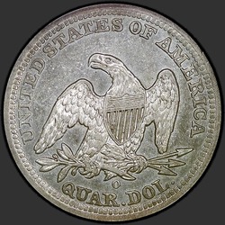 реверс 25¢ (quarter) 1842 "USA - Quarter / 1842 - O SMALL DATE MS"