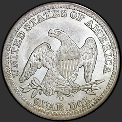 реверс 25¢ (quarter) 1842 "USA - Quarter / 1842 - O LARGE DATE MS"