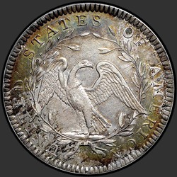реверс 50¢ (half) 1794 "USA - 50 centesimi (Dollaro mezzo) / 1794 - P"