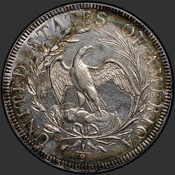 реверс 50¢ (half) 1796 "USA - 50 Cents (Half Dollar) / 1796 - 16 STARS MS"