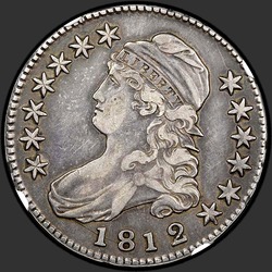 аверс 50¢ (half) 1812 "ABD - 50 Cents (Half Dollar) / 1812-1 BÜYÜK 8 MS"
