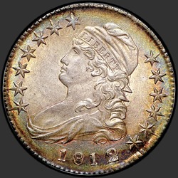 аверс 50¢ (half) 1812 "ABD - 50 Cents (Half Dollar) / 1812-1 KÜÇÜK 8 MS"