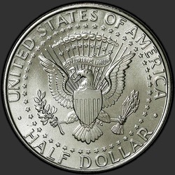 реверс 50¢ (half) 1994 "USA  -  50セント（50セント硬貨）/ 1994  -  P"