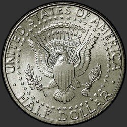 реверс 50¢ (half) 1997 "USA - 50 centesimi (Dollaro mezzo) / 1997 - P"