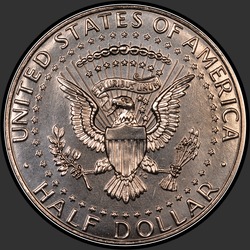 реверс 50¢ (half) 2014 "USA - 50 centesimi (Dollaro mezzo) / 2014 - { "_": "P Relief"}"