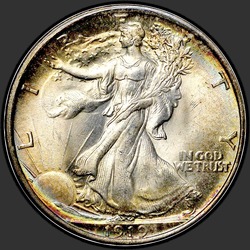 аверс 50¢ (half) 1919 "Walking Liberty Half Dollar 1919"