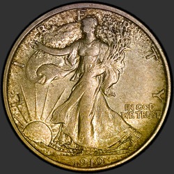 аверс 50¢ (half) 1919 "USA - 50 Cents (Half Dollar) / 1919 - D"