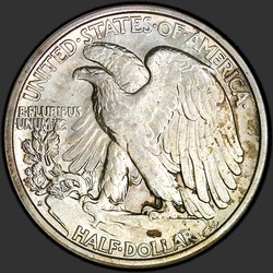 реверс 50¢ (half) 1919 "USA - 50 Cents (Half Dollar) / 1919 - S"