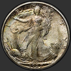 аверс 50¢ (half) 1927 "Walking Liberty Half Dollar 1927"