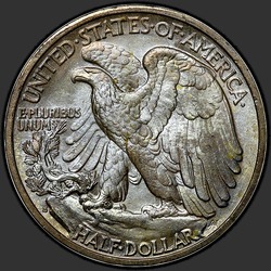 реверс 50¢ (half) 1936 "الولايات المتحدة الأمريكية - 50 سنتا (نصف الدولار) / 1936 - S"