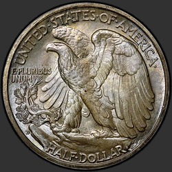 реверс 50¢ (half) 1937 "USA - 50 Cents (Half Dollar) / 1937 - D"