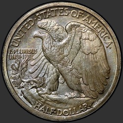 реверс 50¢ (half) 1937 "USA - 50 Cents (Half Dollar) / 1937 - S"