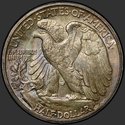 реверс 50¢ (half) 1938 "USA - 50 Cents (Half Dollar) / 1938 - D"