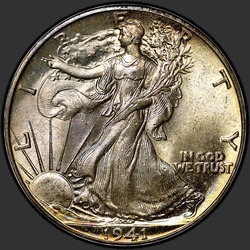 аверс 50¢ (half) 1941 "Walking Liberty Half Dollar 1941"