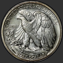 реверс 50¢ (half) 1942 "USA - 50 Cents (Half Dollar) / 1942 - S"