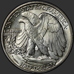 реверс 50¢ (half) 1943 "Walking Liberty Half Dollar 1943"