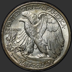 реверс 50¢ (half) 1943 "USA - 50 Cents (Half Dollar) / 1943 - D"
