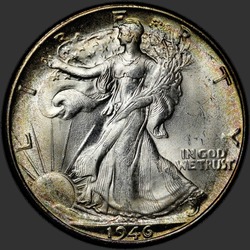 аверс 50¢ (half) 1946 "USA - 50 Cents (Half Dollar) / 1946 - S"