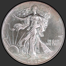 аверс 50¢ (half) 1941 "USA - 50 senttiä (Half dollari) / 1941 - Proof"