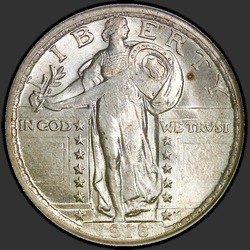аверс 25¢ (quarter) 1918 "USA - Quarter / 1918 - Standing Liberty Quarter 1918"